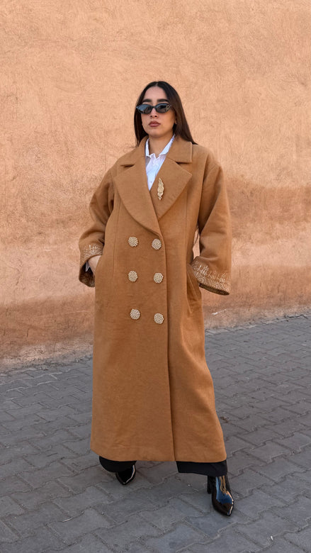 Manteau caramel