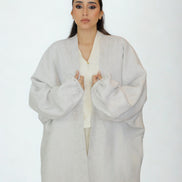 Kimono Beige Brodé