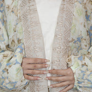 Kimono Réversible Beige & Floral
