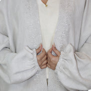 Kimono Beige Brodé