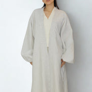 Kimono Beige Brodé