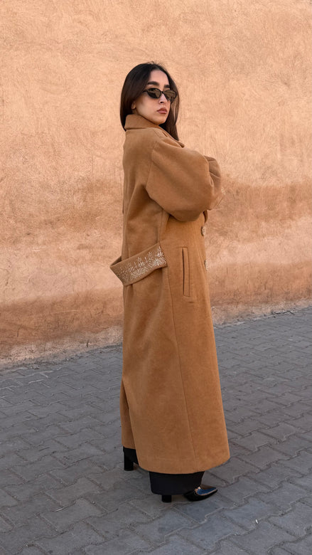 Manteau caramel