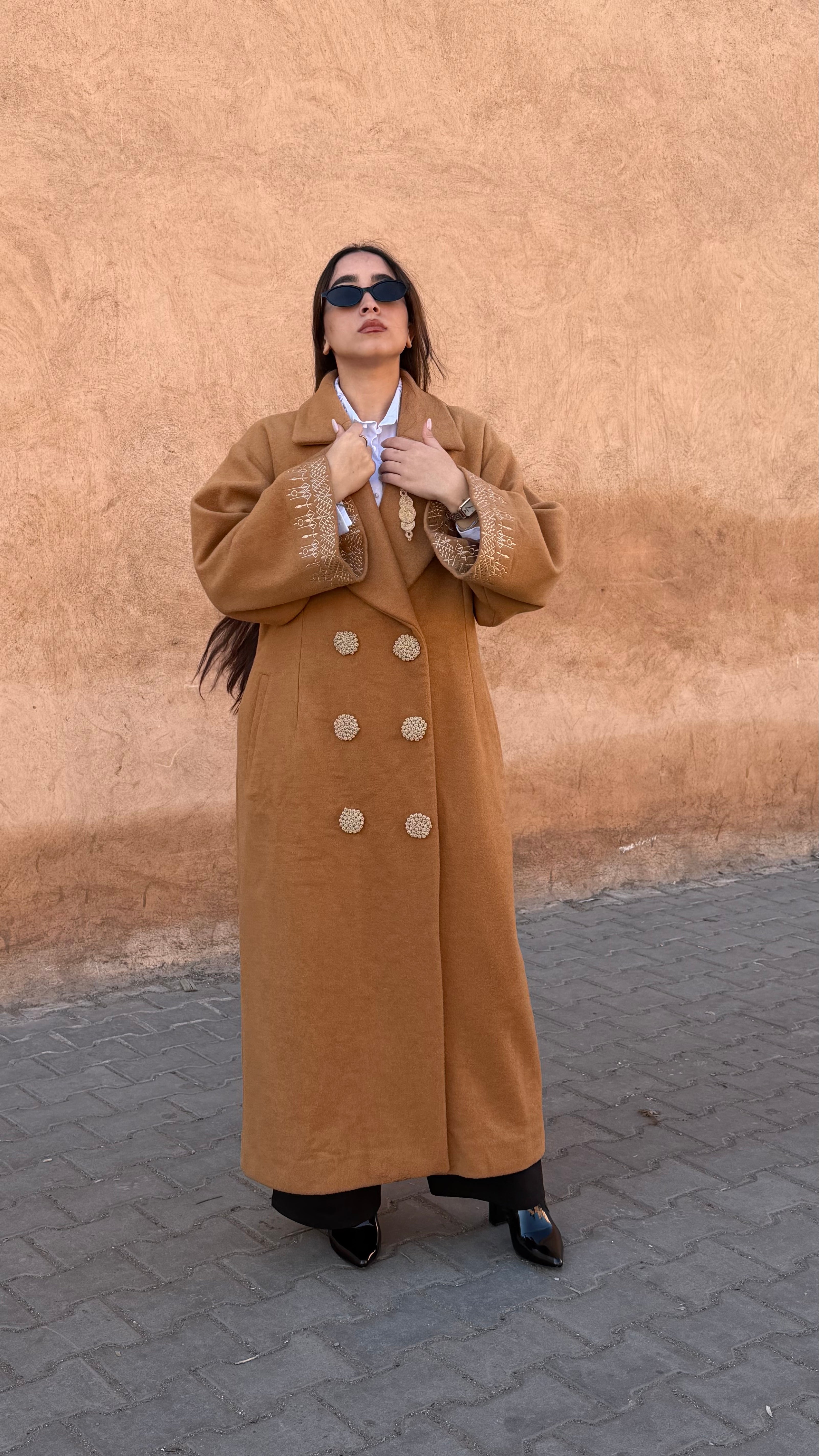 Manteau caramel