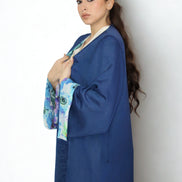 Kimono Réversible Bleu Floral
