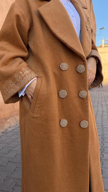 Manteau caramel