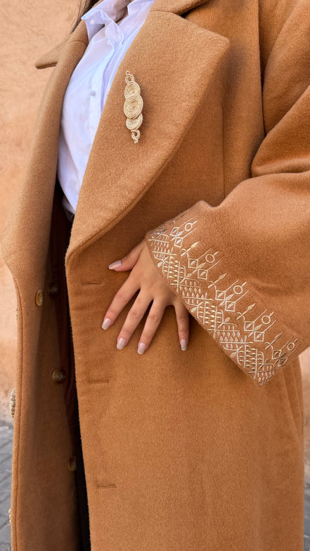 Manteau caramel