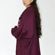 Kimono Réversible Bordeaux