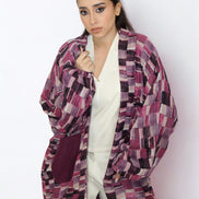 Kimono Réversible Bordeaux