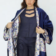 Kimono Réversible Nuit Satin