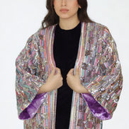 Kimono Brodé Multicolore