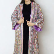Kimono Brodé Multicolore